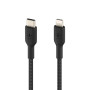 Дата кабель USB Type-C to Lightning 2.0m Belkin (CAA004BT2MBK)