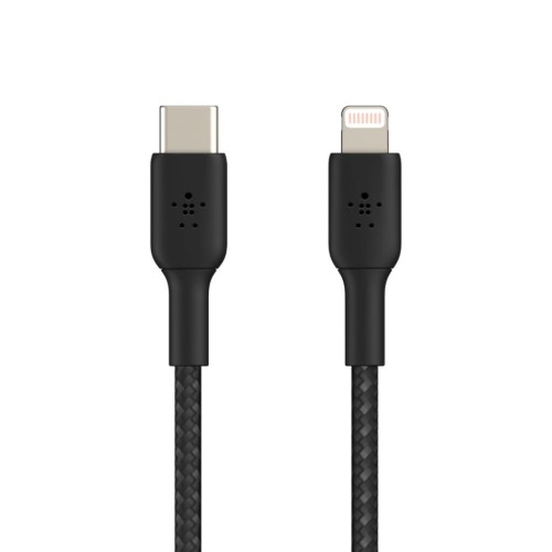 Дата кабель USB Type-C to Lightning 2.0m Belkin (CAA004BT2MBK)