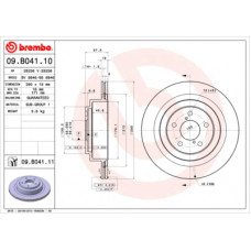 Гальмівний диск Brembo 09.B041.10