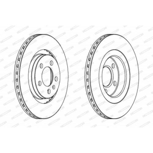 Гальмівний диск FERODO DDF928