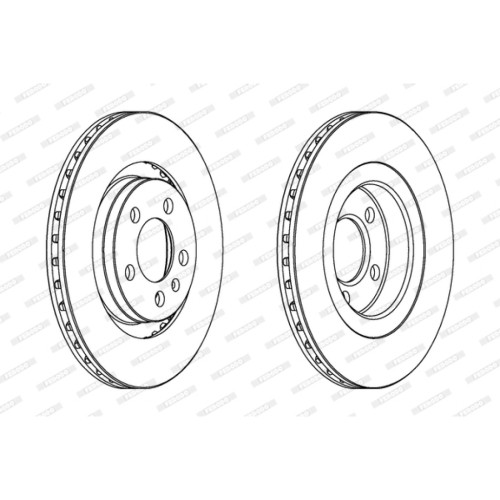 Гальмівний диск FERODO DDF928