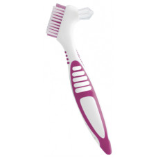 Зубна щітка Paro Swiss clinic denture brush для зубних протезів рожева (7610458009208-pink)