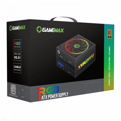 Блок живлення Gamemax 1050W 80 Gold ARGB (RGB-1050 PRO)