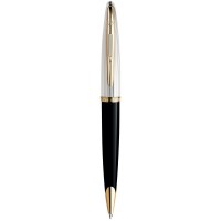 Ручка кулькова Waterman CARENE Deluxe Black/silver BP (21 200)