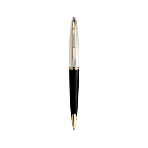 Ручка кулькова Waterman CARENE Deluxe Black/silver BP (21 200)