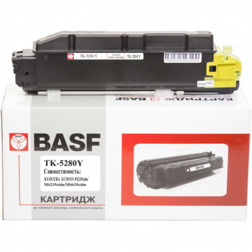 Тонер-картридж BASF Kyoсera TK-5280Y , 1T02TWANL0 (KT-TK5280Y)