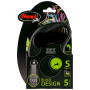 Повідок для собак Flexi Black Design S стрічка 5 м (зелений) (4000498033920)