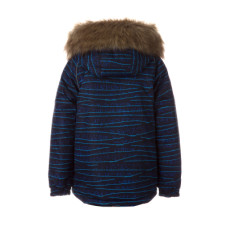 Куртка Huppa MARINEL 17200030 темно-синій з принтом 92 (4741632030787)