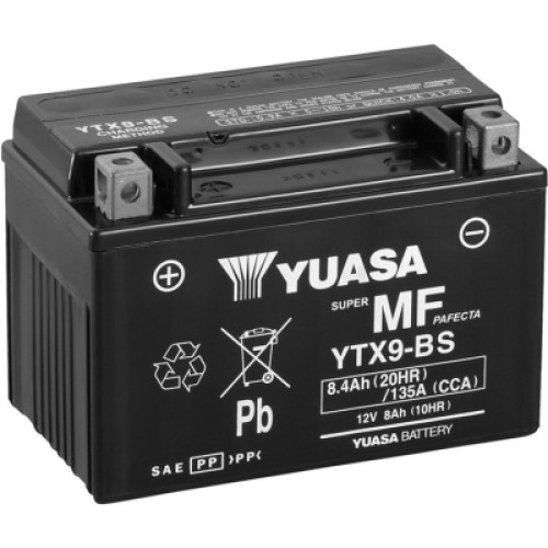 Акумулятор автомобільний Yuasa 12V 8Ah MF VRLA Battery (YTX9-BS)