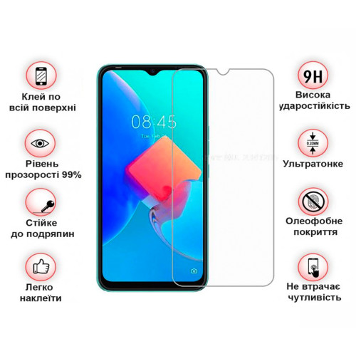 Скло захисне BeCover Tecno Spark 9 Pro (KH7n) 3D Crystal Clear Glass (708135)