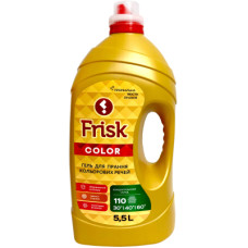 Гель для прання Frisk Color Преміальна якість для кольорових тканин 5.5 л (4820197120765)