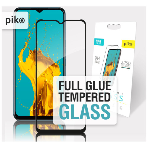 Скло захисне Piko Full Glue Tecno Spark 8T (1283126542282)