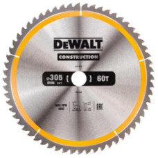 Диск пильний DeWALT СONSTRUCTION ,305 х 30 мм, 60 z, АТВ, 5 град (DT1960)