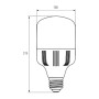 Лампочка Eurolamp E27 (LED-HP-40276)