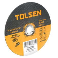 Диск Tolsen відрізний по металу/нержавійці 230х2.0*22.2мм (76107)