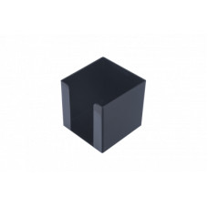 Підставка-куб для листів і паперів Buromax 90х90х90мм, чорний (83033)