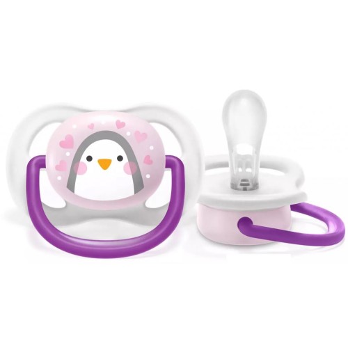 Пустушка Philips AVENT Ultra Air Animal для дівчат, 0-6 міс (SCF080/06)