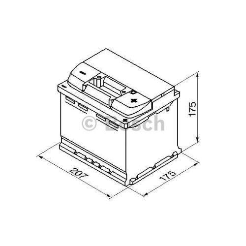 Акумулятор автомобільний Bosch 52А (0 092 S50 010)