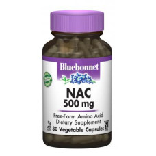 Вітамінно-мінеральний комплекс Bluebonnet Nutrition NAC (N-Ацетил-L-Цистеин) 500мг, 30 гелевих капсул (BLB0062)