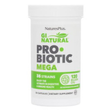 Вітамін Natures Plus Пробіотики Мега, Probiotic Mega, Nature's Plus, 120 млрд КУО (NAP-43902)