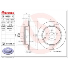 Гальмівний диск Brembo 09.B265.11