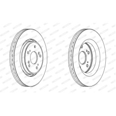 Гальмівний диск FERODO DDF1820C