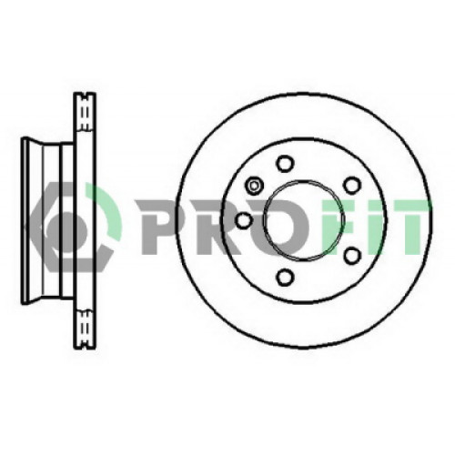 Гальмівний диск Profit 5010-1013