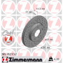 Гальмівний диск ZIMMERMANN 285.3527.52