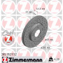 Гальмівний диск ZIMMERMANN 285.3527.52