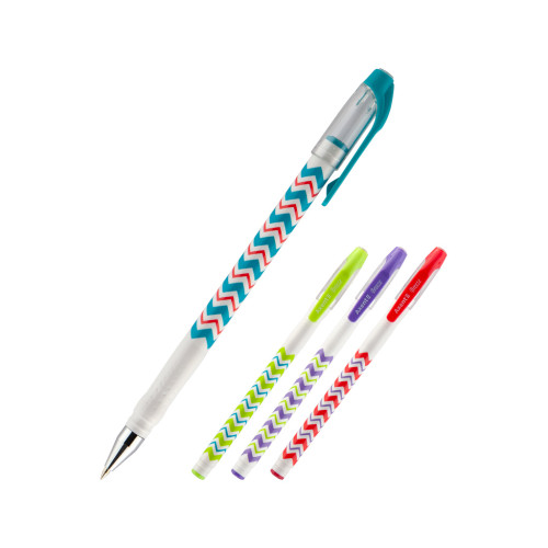 Ручка кулькова Axent Breeze синя 0.5 мм Корпус асорті (AB1049-07-A)