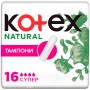 Тампони Kotex Natural Super 16 шт. (5029053577401)