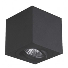 Світильник Videx під лампу GU10 SPF01 накладний чорний (VL-SPF01-B)