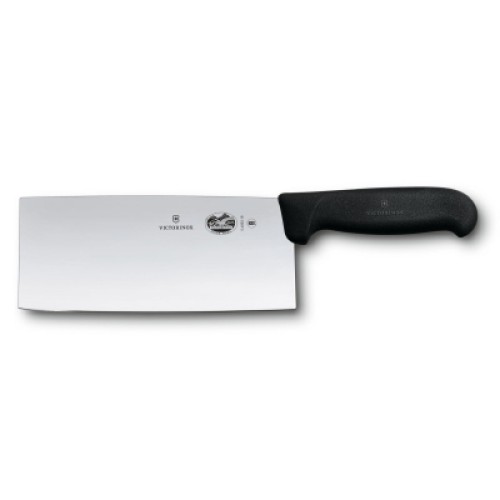 Кухонний ніж Victorinox Fibrox Cleaver 18 см Black (5.4063.18)