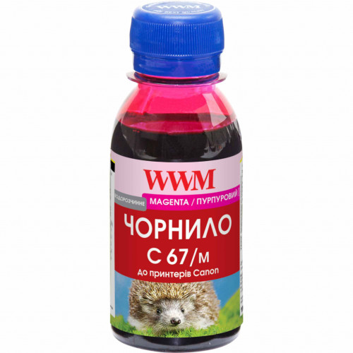 Чорнило WWM Canon PFI-107 100г Magenta PFI-107M (C67/M-2)