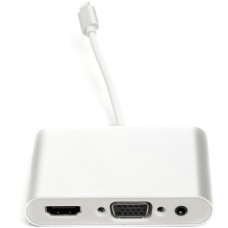 Перехідник Lightning (M) to HDMI, VGA, 3.5mм (F) PowerPlant (CA911929)