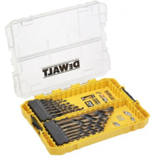 Набір свердл DeWALT по металу Black&Gold HSS-G, 21 шт, кейс ToughCase (DT70755)