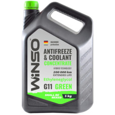 Антифриз WINSO COOLANT CONCENTRATE WINSO GREEN G11 концентрат 5kg (881010)