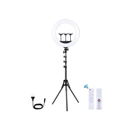 Набір блогера Puluz Ring LED lamp PKT3102EU 18" + tripod 1.8 м (PKT3102EU)