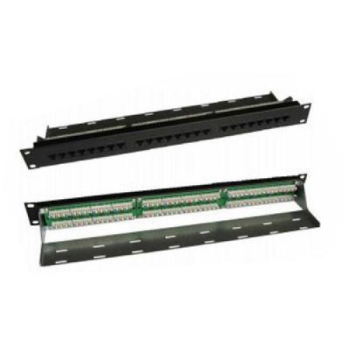 Патч-панель 19" 24xRJ-45 UTP, cat. 5е, 1U Molex (PID-00234-04)