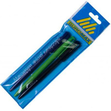 Ручка кулькова BUROMAX retractable BASE, 0.7 мм, blue, SET*3 (BM.8205-0143)