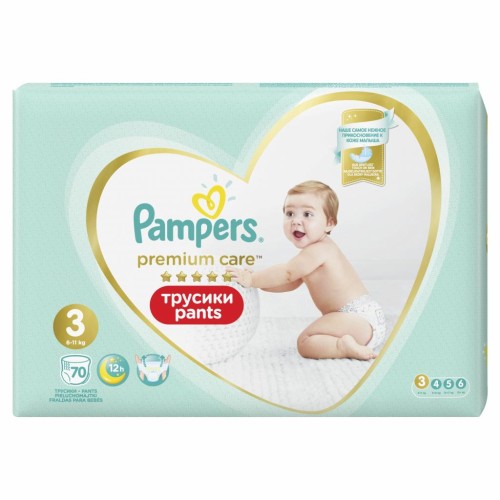 Підгузок Pampers Premium Care Pants Midi Розмір 3 70 шт (8001090759955)