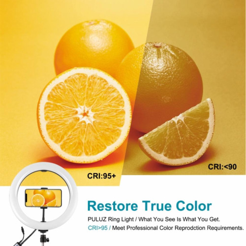 Набор блогера Puluz Ring USB RGBW LED lamp PKT3055B 10.2" + tripod 1.65 м (PKT3055B)