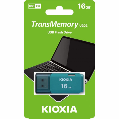 USB флеш накопичувач Kioxia 16GB TransMemory U202 Blue USB 2.0 (LU202L016GG4)