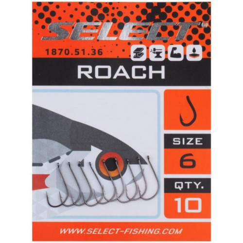 Гачок Select Roach 16 (10 шт/уп) (1870.51.31)