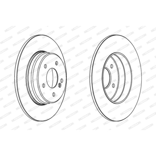 Гальмівний диск FERODO DDF963C