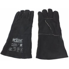 Захисні рукавички WERK замшеві (чорні) з підвіскою (68084)