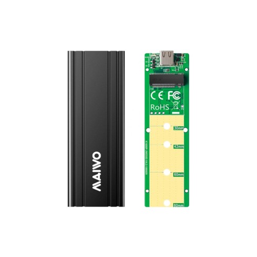 Кишеня зовнішня Maiwo M.2 SSD NVMe (PCIe) USB3.1 GEN2 Type-C (K1686P)