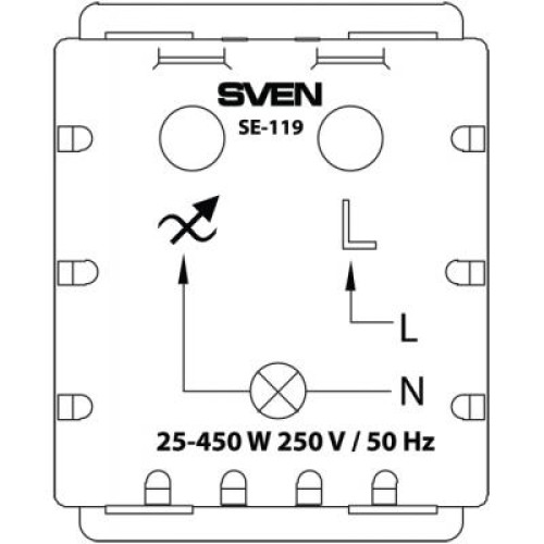 Світлорегулятор Sven SE-119 ivory (7100100)