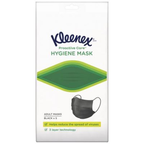 Захисна маска для обличчя Kleenex для дорослих 5 шт (5029053548883)