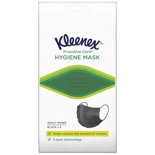 Захисна маска для обличчя Kleenex для дорослих 5 шт (5029053548883)
